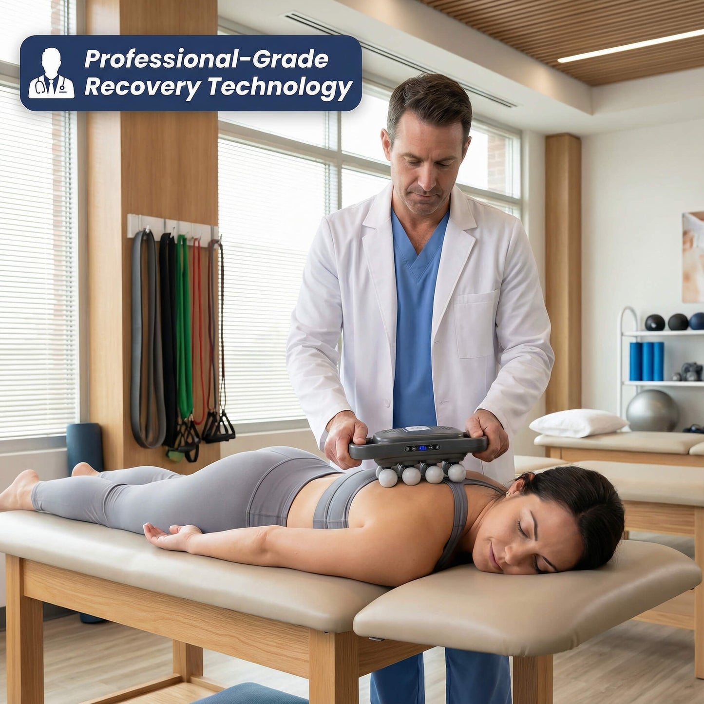 16-Head Deep Tissue Massage Gun