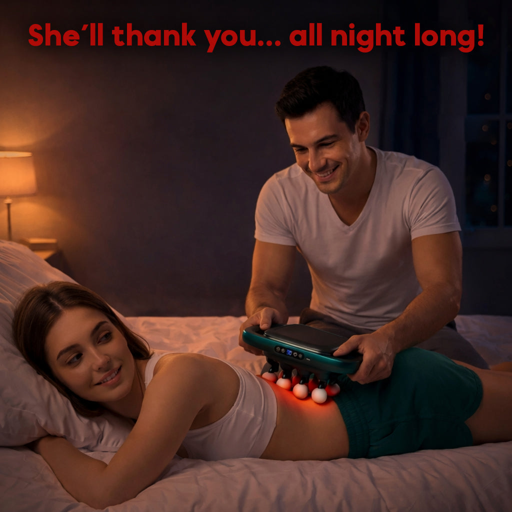 16-Head Deep Tissue Massage Gun for Muscle Recovery